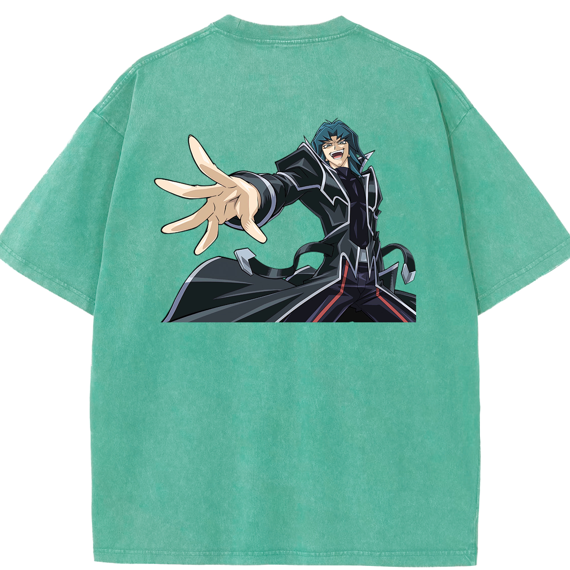 （画像用） 遊☆戯☆王 Yu-Gi-Oh! 綿100% ヴィンテージ風 半袖Tシャツ（背面プリント）